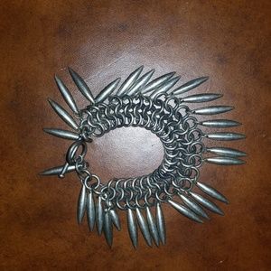 All Saints Gunmetal Bracelet